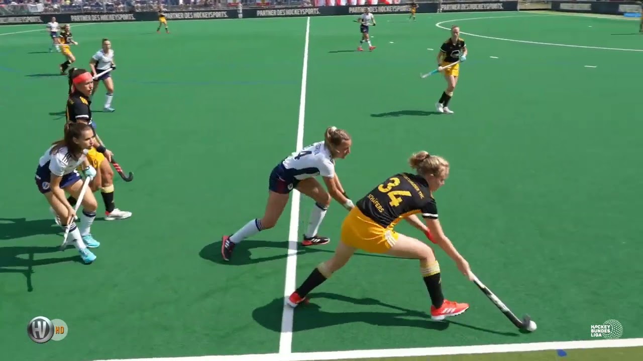 1.Halbfinale 76.DM Hockey Meisterschaft der Damen Mannheimer HC vs. Harvestehuder THC 4.6.22 R-Live