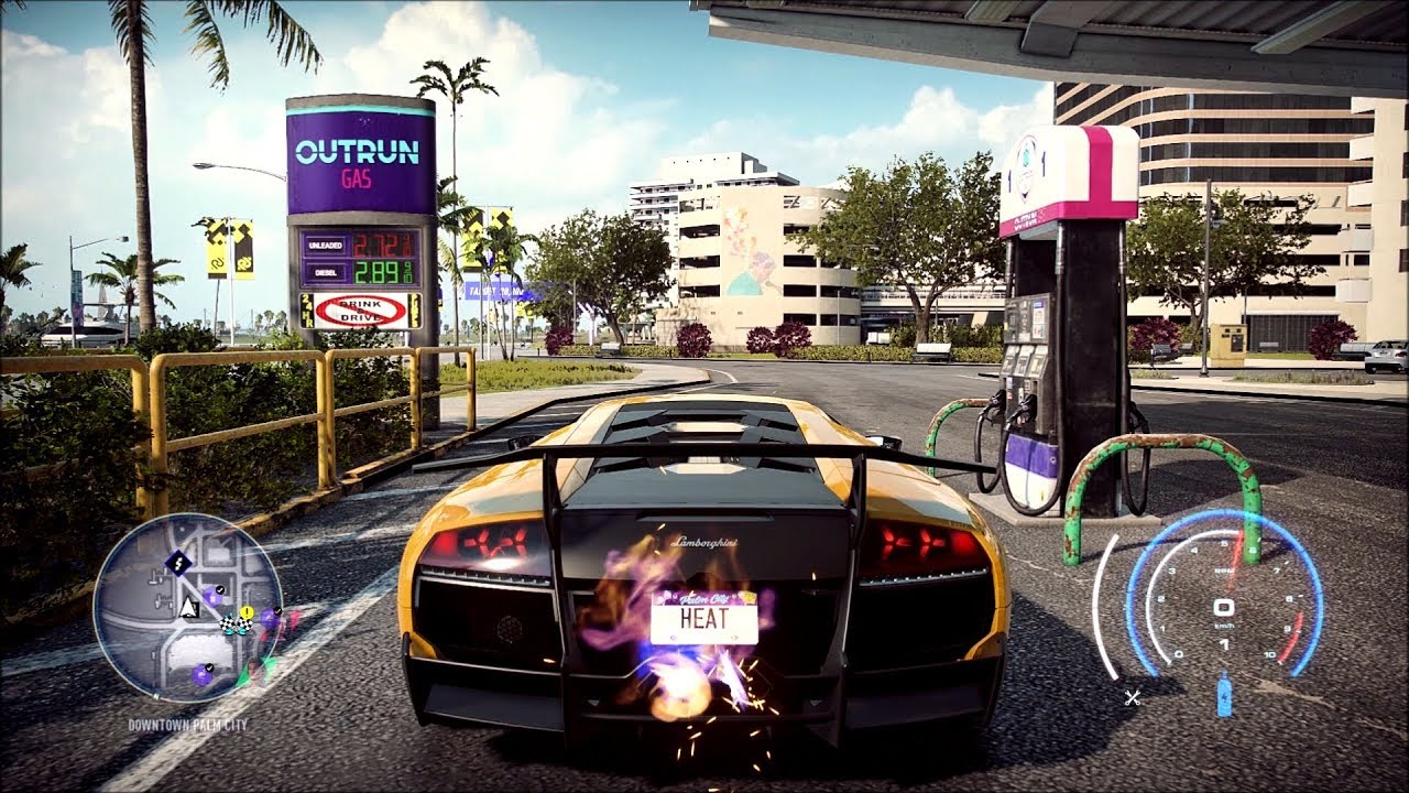 Need for Speed Heat - Lamborghini Murcielago SV 2010 - Open World Free Roam Gameplay HD