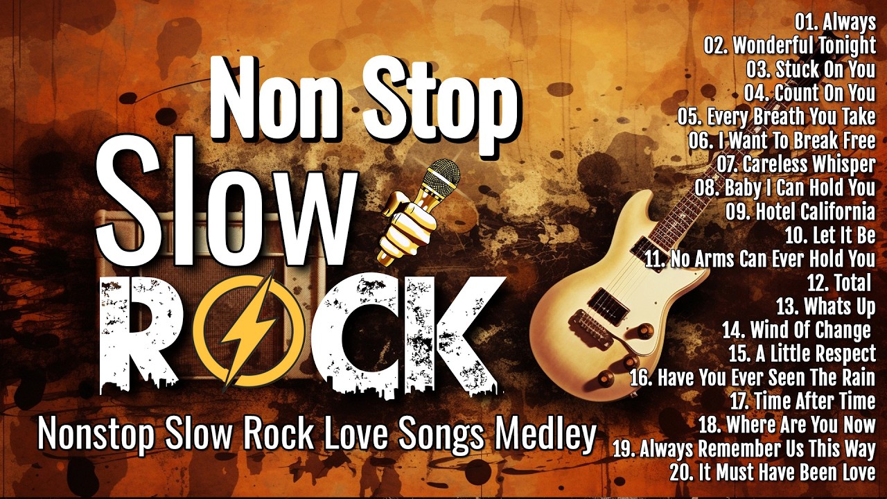 Slow Rock Love Songs Nonstop 70s 80s 90s Collection 🎶 Greatest Romantic Rock Ballads of All Time