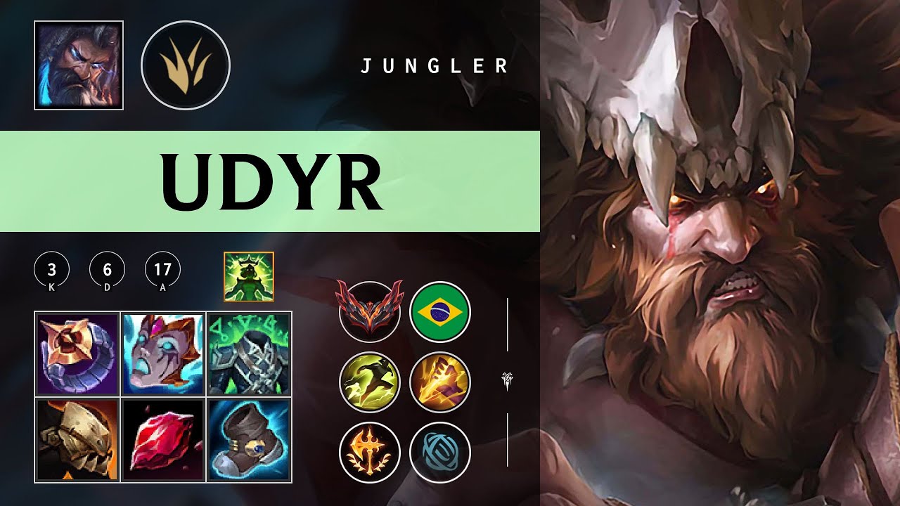 Udyr Jungle vs Skarner - BR Grandmaster Patch 26.02