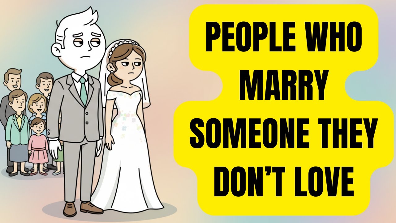 The Psychology of People Who Marry Someone They Don’t Love
