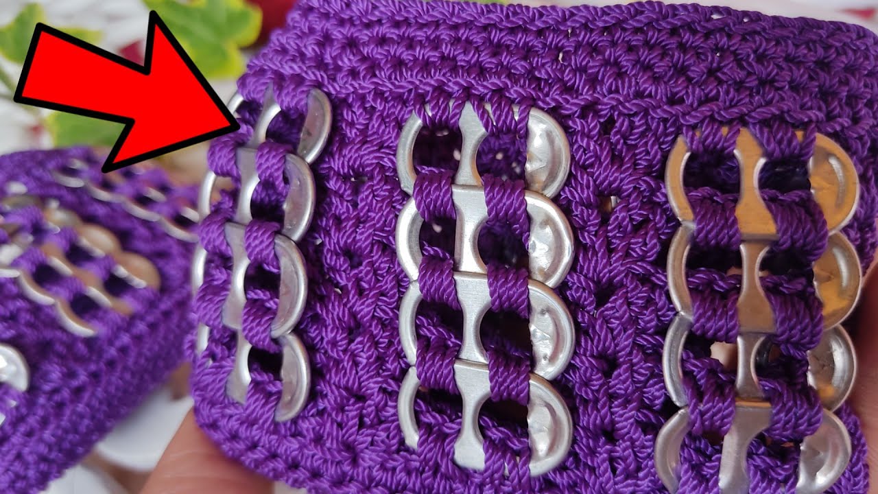 Monedero a CROCHET con fichas para PRINCIPIANTES