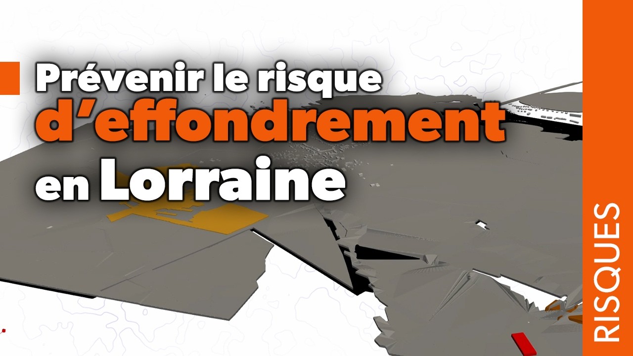 Modèle 3D : prévenir les risques d'effondrement en Lorraine
