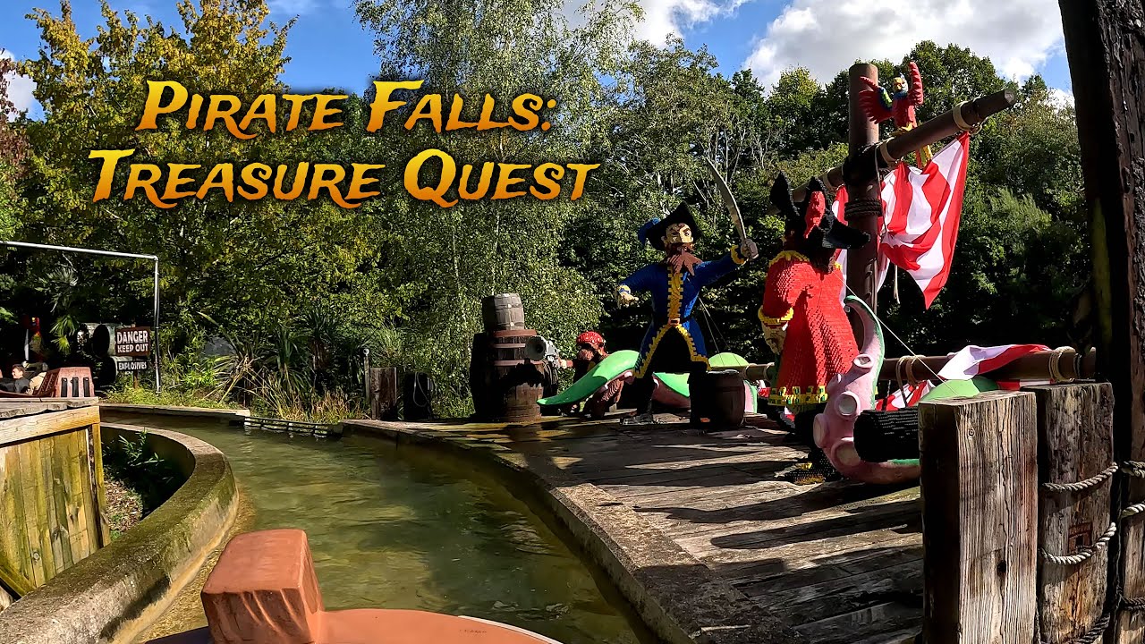 Pirate Falls: Treasure Quest [4K] On Ride POV - LEGOLAND Windsor Resort