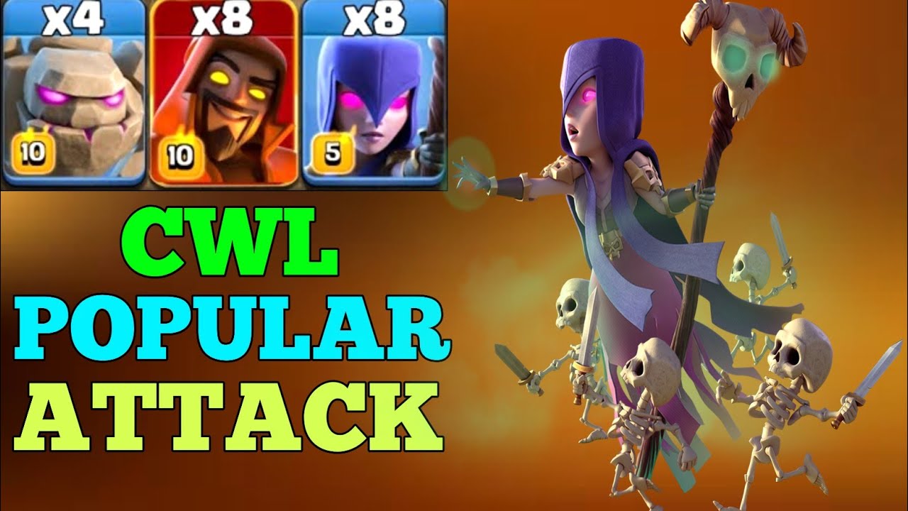 Th13 Golem Super Wizard Witch Attack Strategy | Best Ground Attack 2021 | Clash of Clans EP100