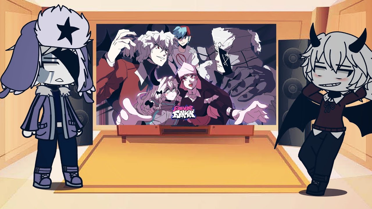 Mid Fight Masses react to CRIMSONG Ruv vs Selever | Anime (Gacha reaction) (old)