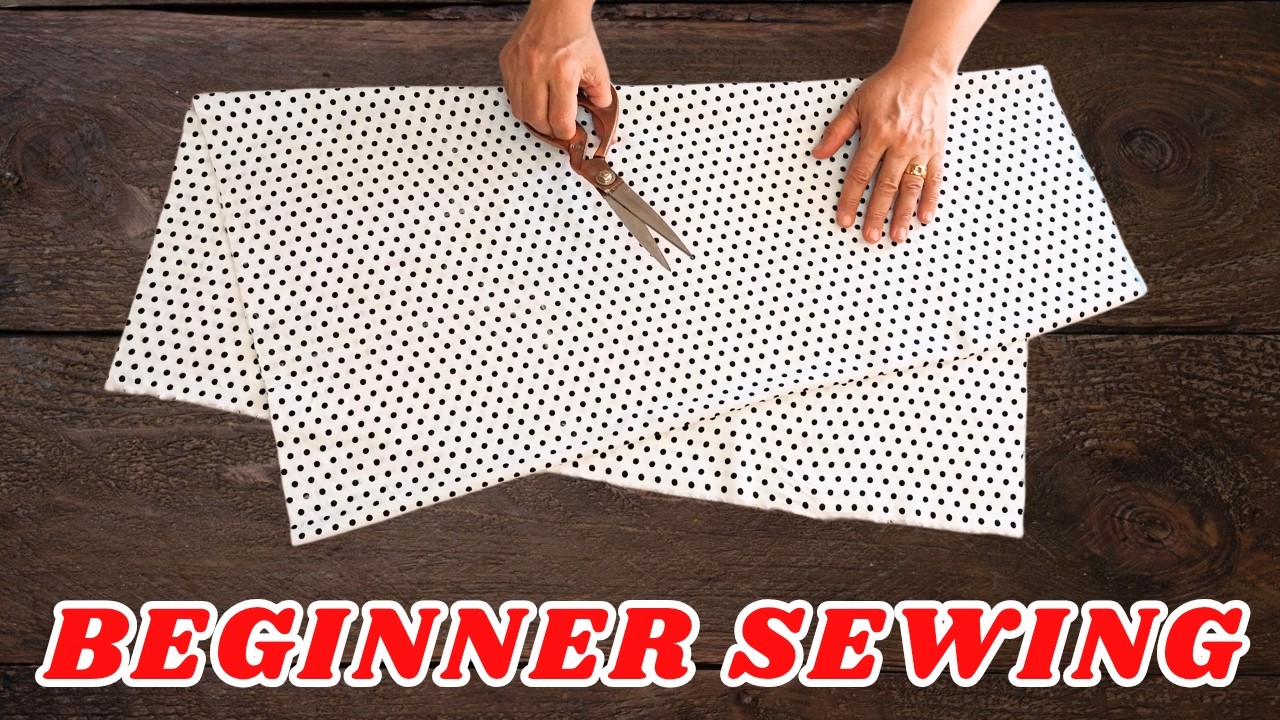 Learning How to Sew Clothes for Beginners! ✅