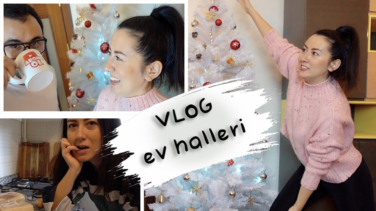 KAVGA DÖVÜŞ YILBAŞI AĞACI SÜSLEME 🖤🎄 | Aşırı Tembel Makyajsız Filtresiz Vlog :)