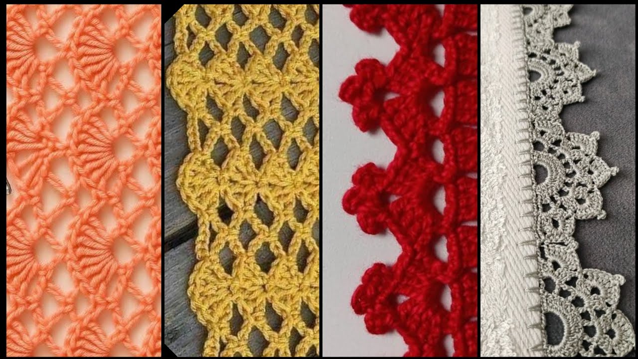 Потрясающие, уникальные, фантастические идеи для вязания крючком кружевных узоров.