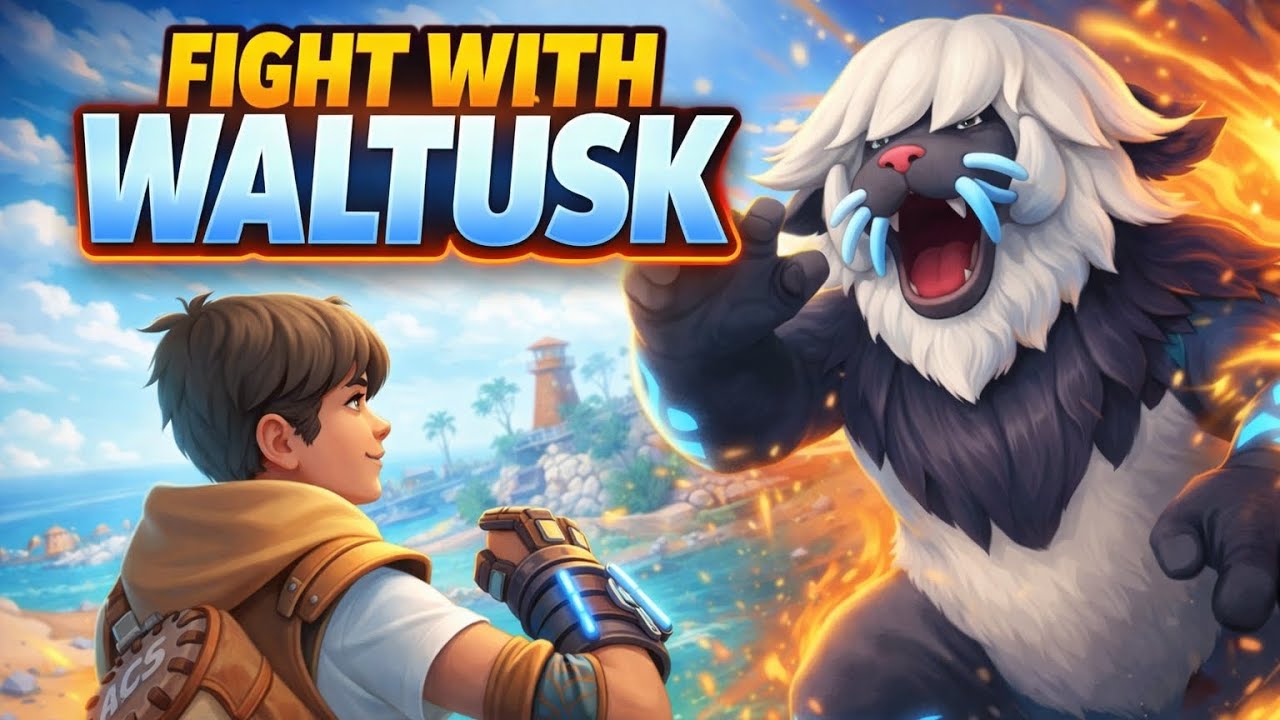 FIGHT WITH WALTUSK 😱 | Epic Boss Battle in Amikin Village #amikinvillage 