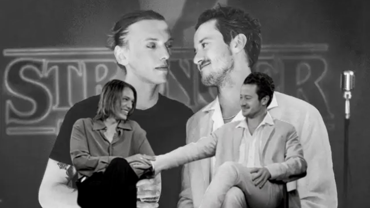 jamie campbell bower and joseph quinn being in love with each other for almost 4 minutes 
