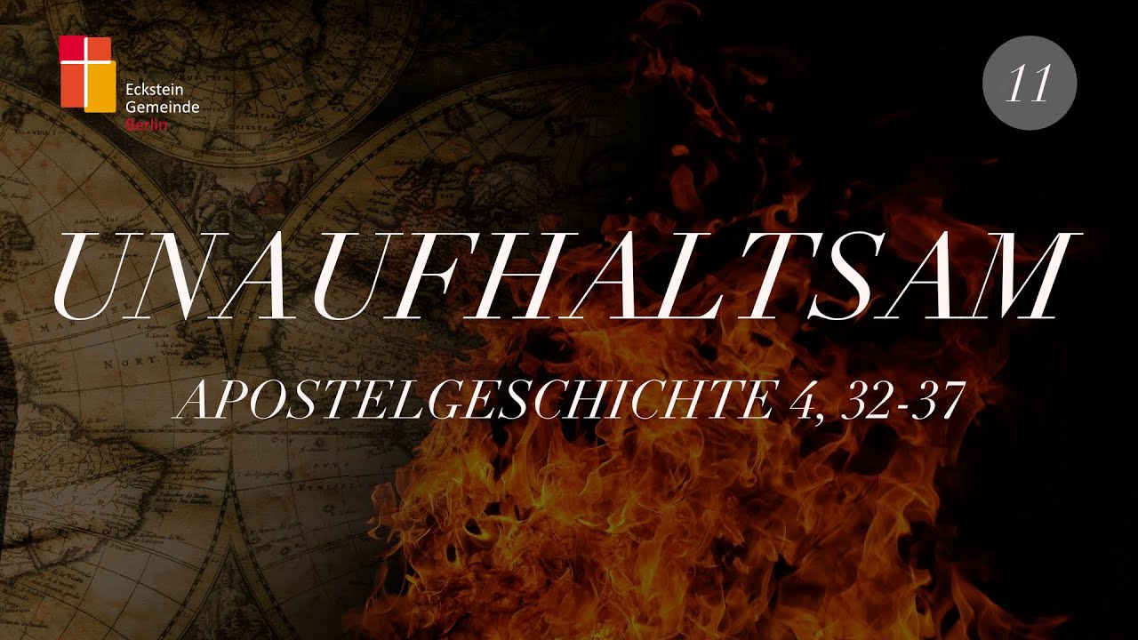 Predigt: Das Leben der ersten Gemeinde | Apostelgeschichte 4, 32-37 | Artur Jeske