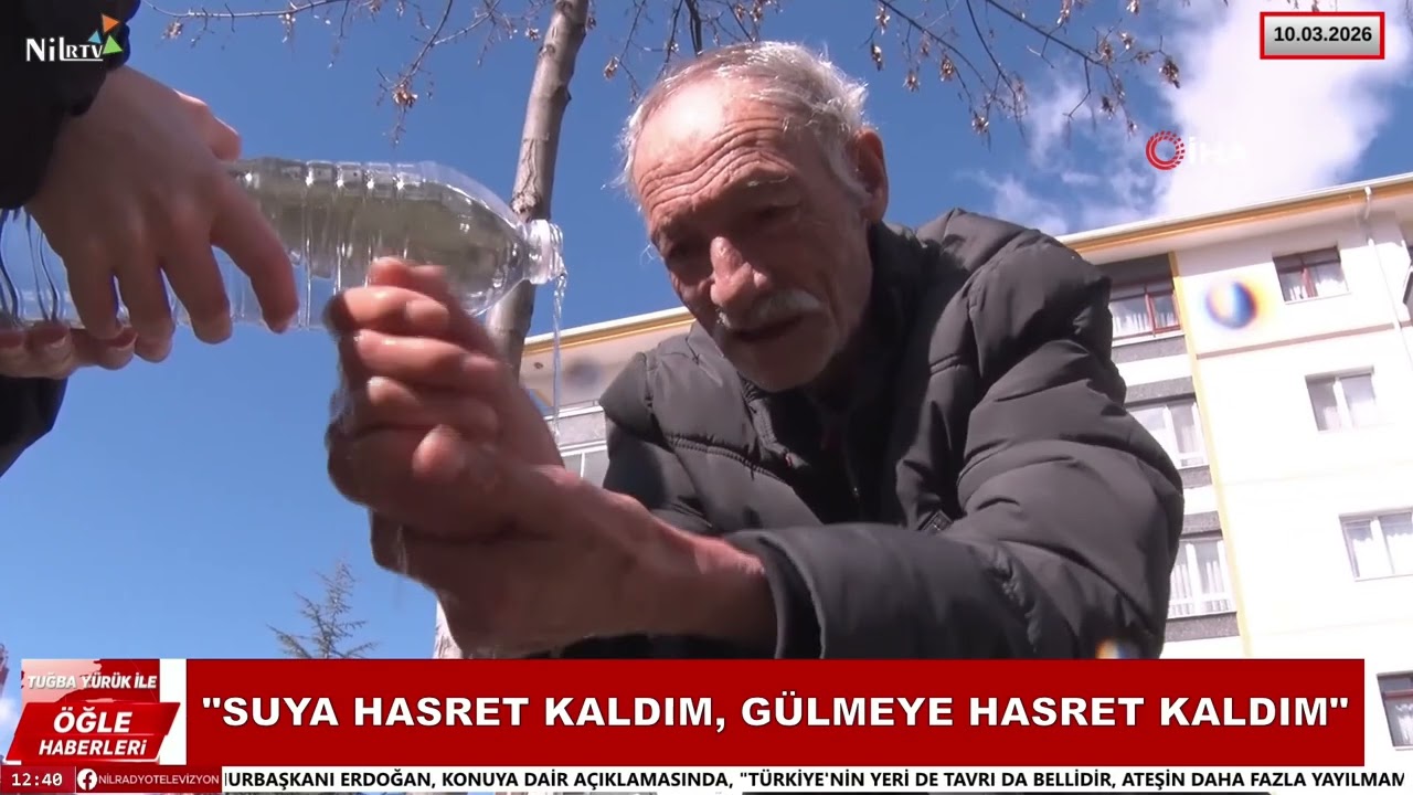 34 yıldır su içemeyen yaşlı adam: 