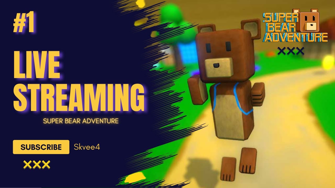 🔴Kata Bocil ini Game Seru dan Rame  - Super Bear Adventure (Part 1) #livestreaming  #shorts