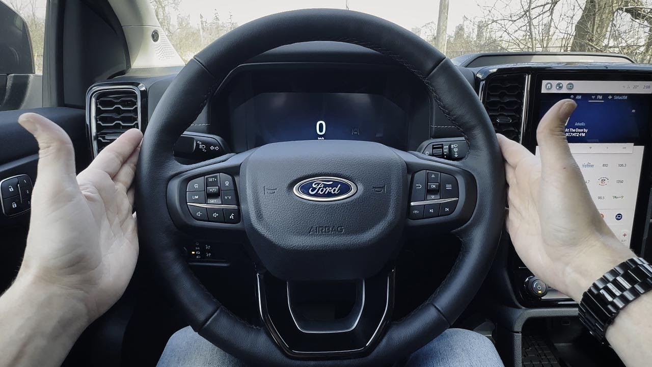 Рулевое колесо и блок управления Ford Ranger (модель 2024-2025 гг.)