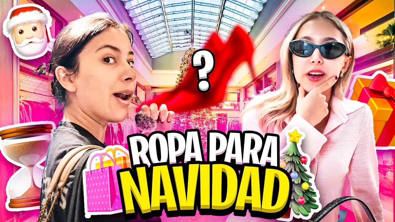 COMPRANDO LOS OUTFITS DE NAVIDAD 😨🎄✨ | Hermanas JM