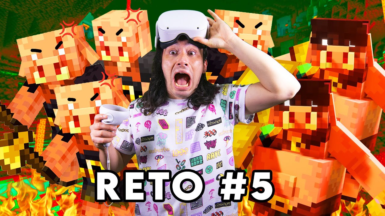 VIVÍ EN MINECRAFT Y ME SÚPER TRAUMÉ 😭 (realidad virtual)