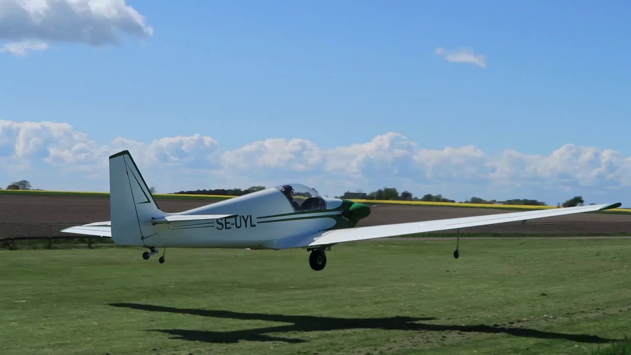 Fournier RF 4D flying to Aces High March |  SE-UYL | PIC Bo Lenander