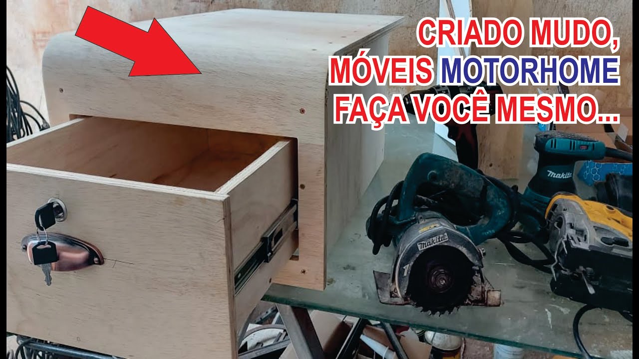 Como fazer Móveis Arredondados e Gavetas, Motorhome e Trailer faça você mesmo