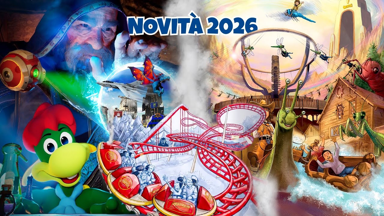 TUTTE LE NOVIT&Agrave; DEL 2026: PREZZEMOLO, REVERSUM e BUGS TOWN | Cosa troveremo nei parchi italiani?