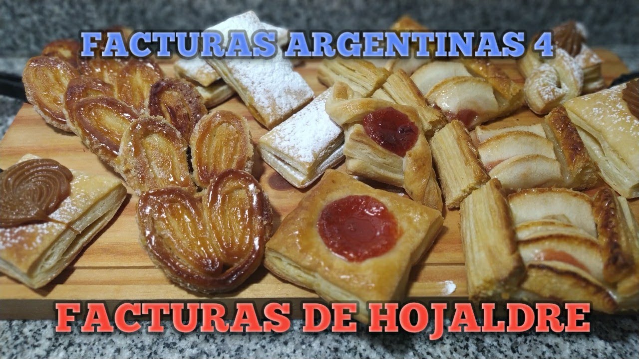 Como hacer facturas de hojaldre, TODAS las técnicas
