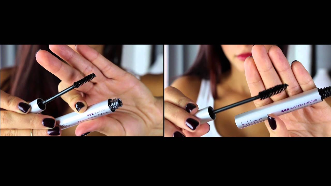 Blinc Original Mascara vs. Mascara Amplified