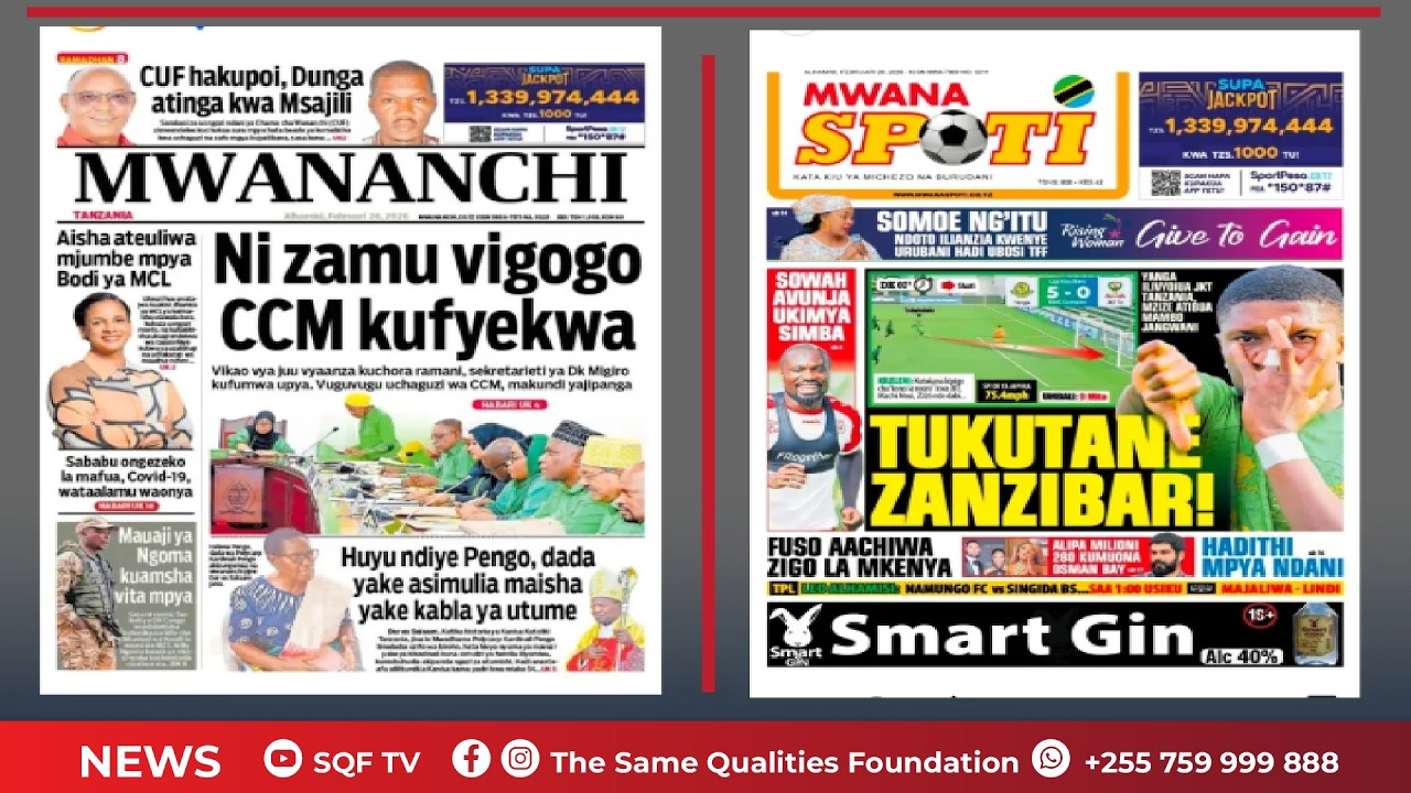 🔴LIVE: MAUJI YA NGOMA KUAMSHA VITA MPYA / MAGAZETINI LEO