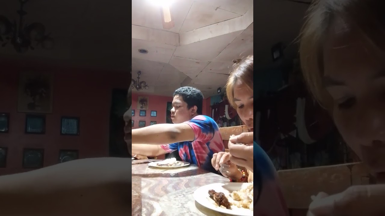 Last night dinner with my two children