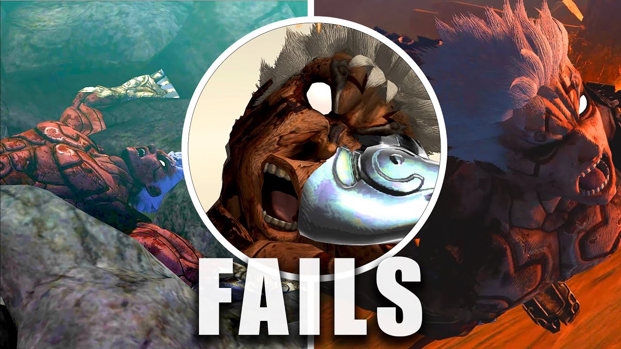 Asura's Wrath - QTE Fails [4K 60FPS]
