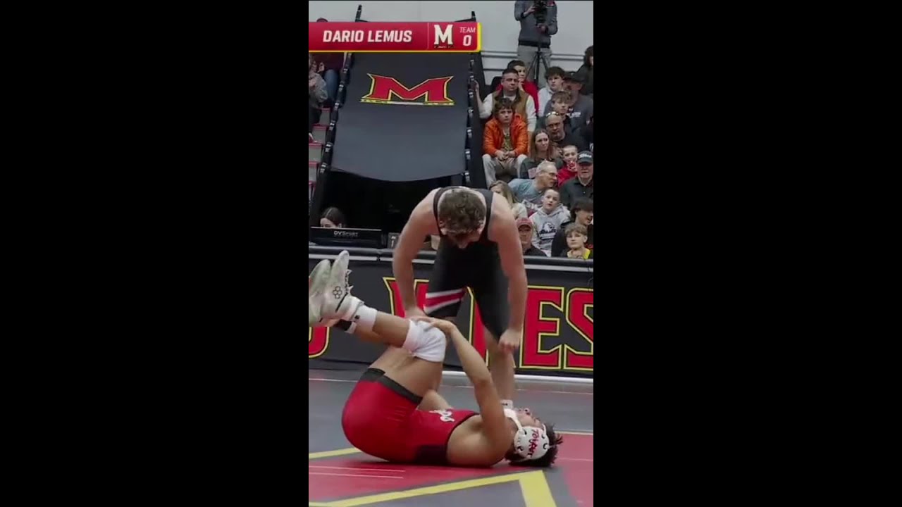 All Pinning from Dario Lemus vs. Jesse Mendez | Ohio State Wrestling