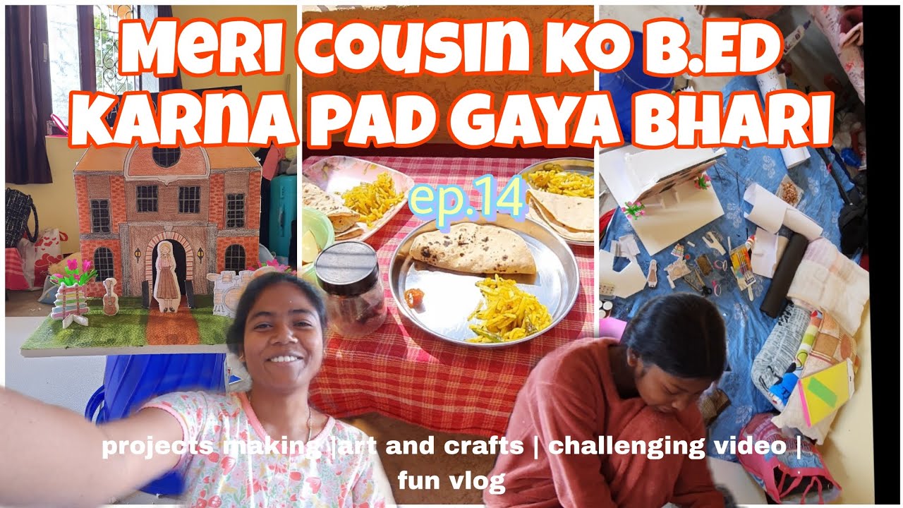 Struggle behind B.ed| part 01 |B.ed projects| ep. 14| daily vlog| fun vlog | jojotv 