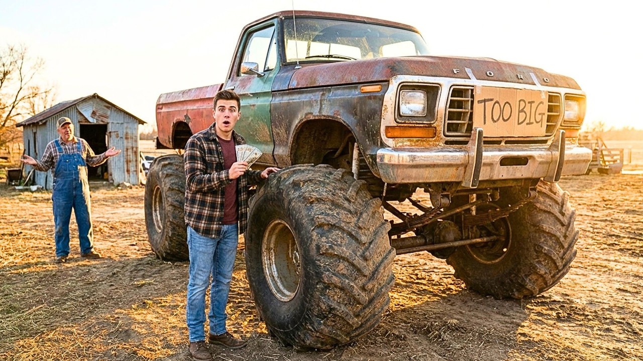 I Bought a Monster Truck for $200! The Previous Owner Said It Was 'Too Big to Park