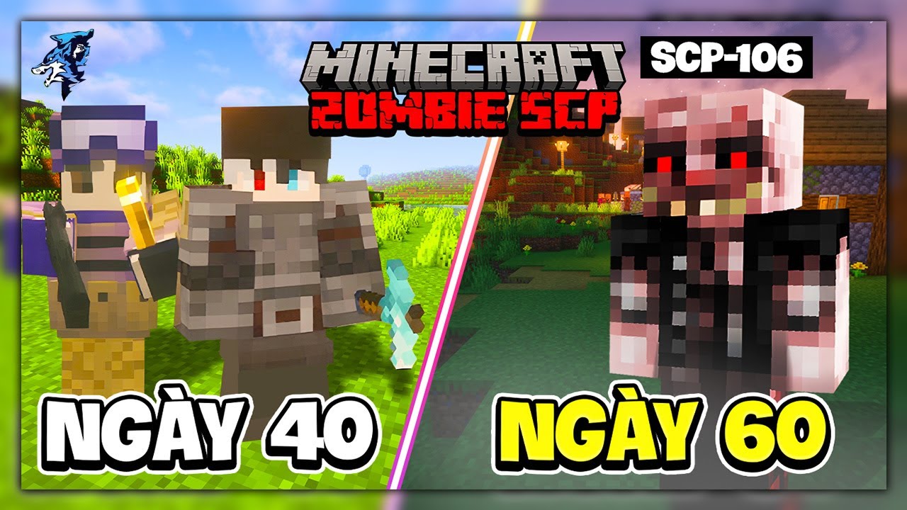 Siro Và NeyuQ May Mắn Thoát Khỏi SCP-106 Trong Minecraft Thảm Họa Zombie