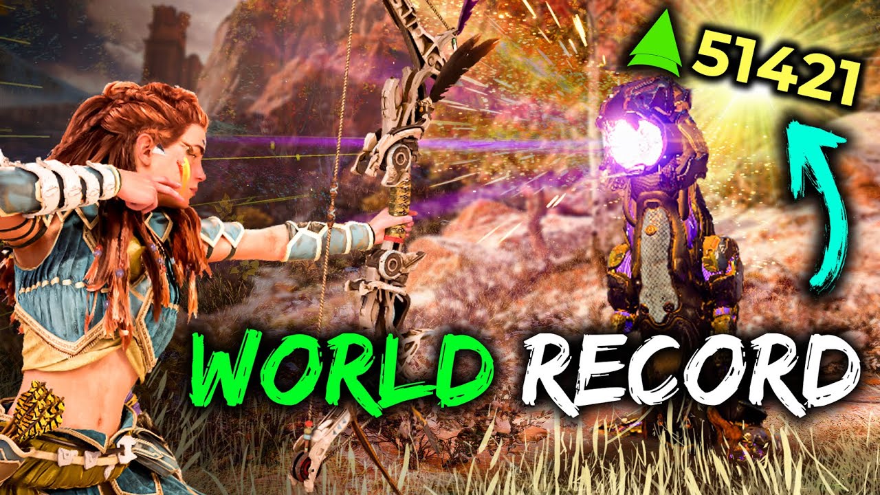 51421 Damage WORLD RECORD (Patch 1.17 Single Shot Damage Record) Horizon Forbidden West