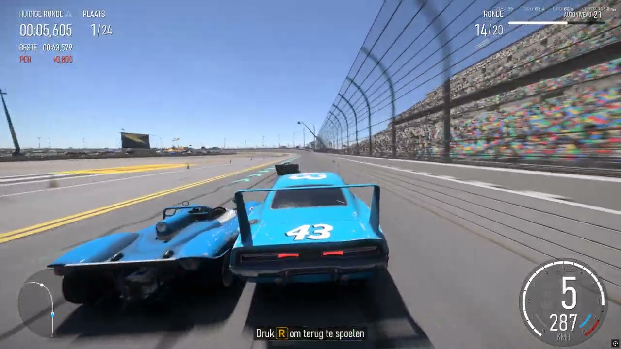 Forza Motorsport Daytona tri oval circuit in the Daytona
