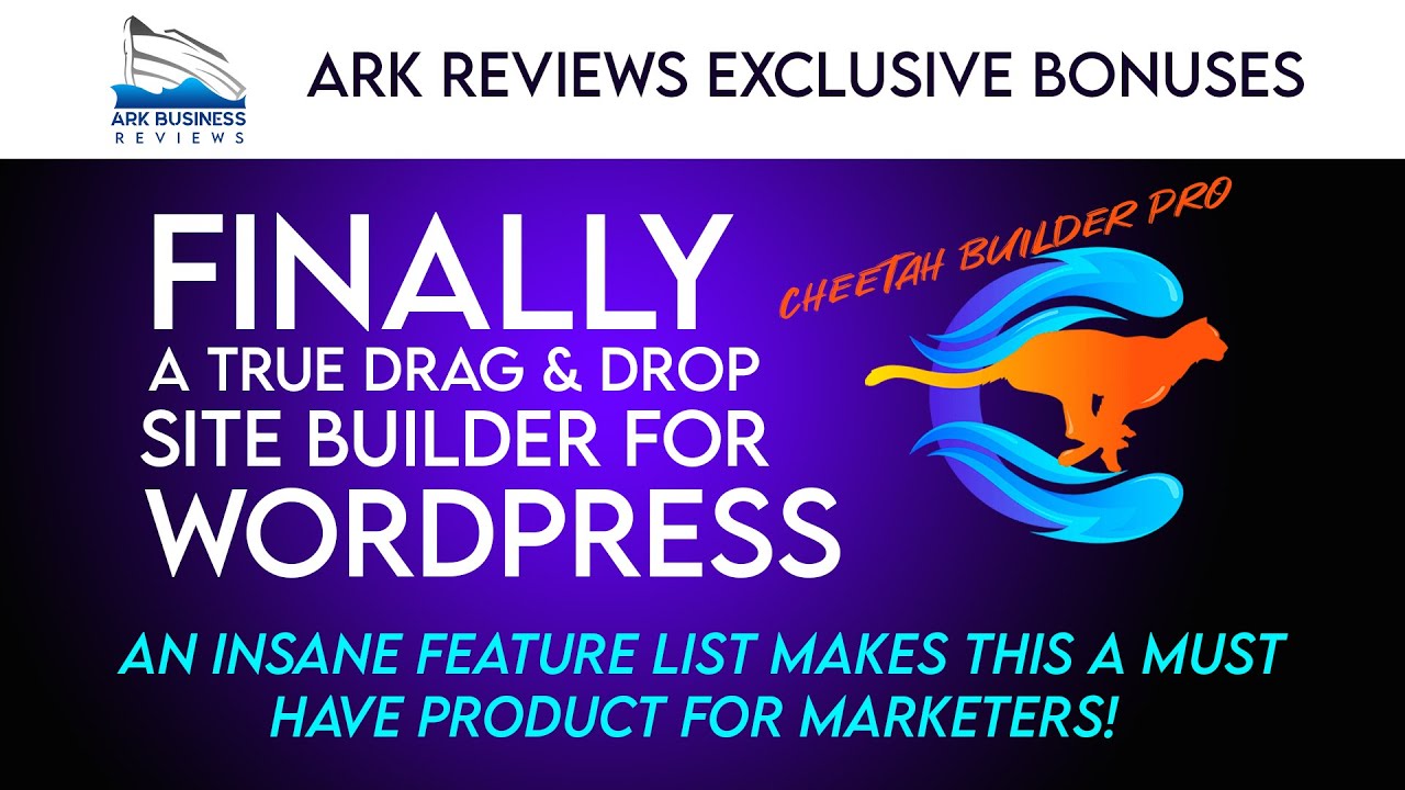 Cheetah Builder Pro for Wordpress | New 2022 Review | TRUE Drag & Drop Site Builder