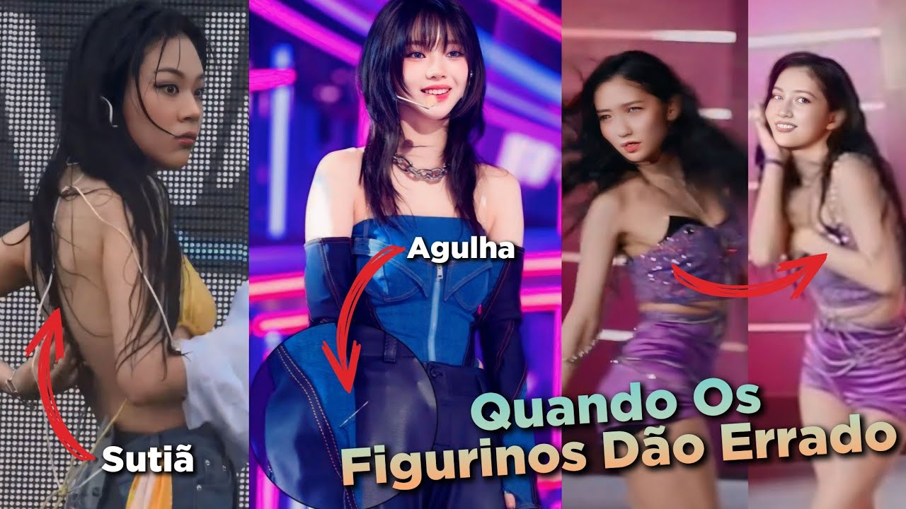 OS FIGURINOS QUE DERAM ERRADO NO KPOP