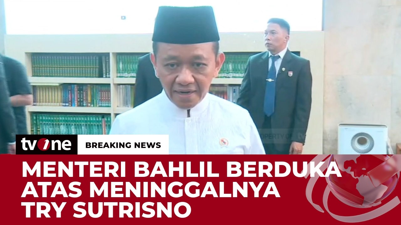 Menteri ESDM Bahlil Lahadalia Sampaikan Duka Cita Mendalam atas Wafatnya Try Sutrisno | tvOne