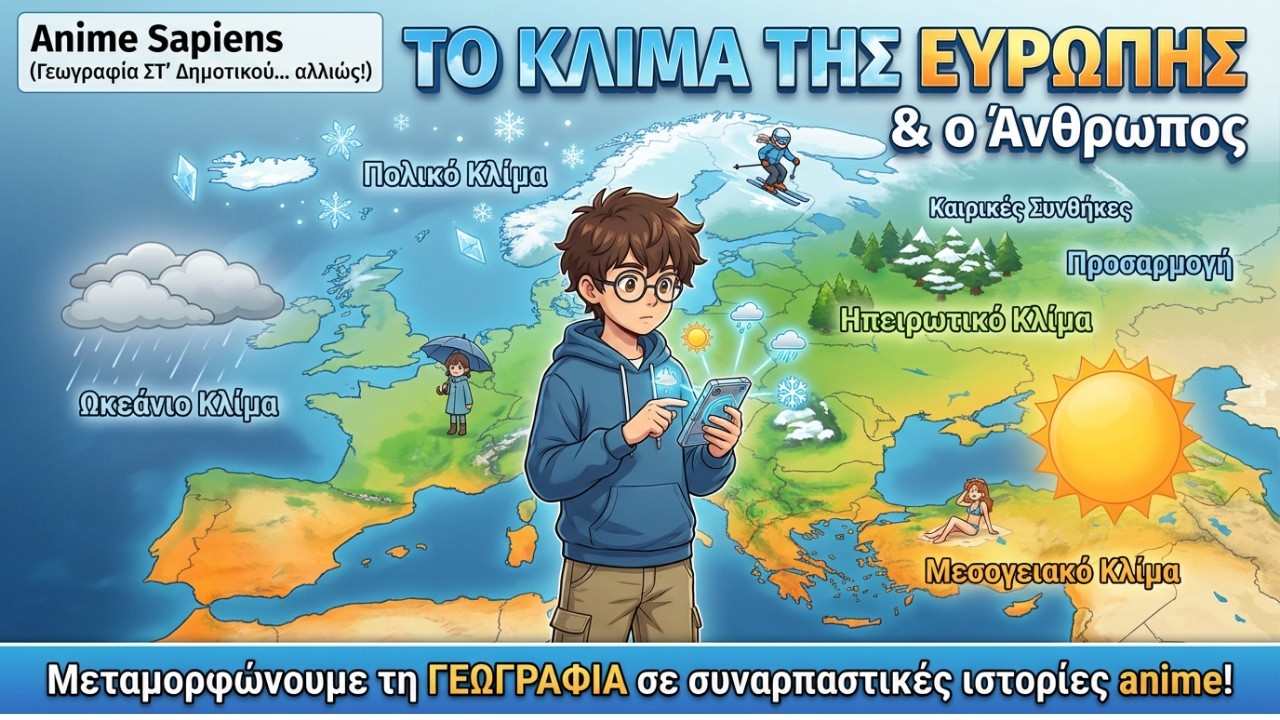 Το κλίμα της Ευρώπης & ο Άνθρωπος!  (Γεωγραφία ΣΤ' Δημοτικού... αλλιώς!)