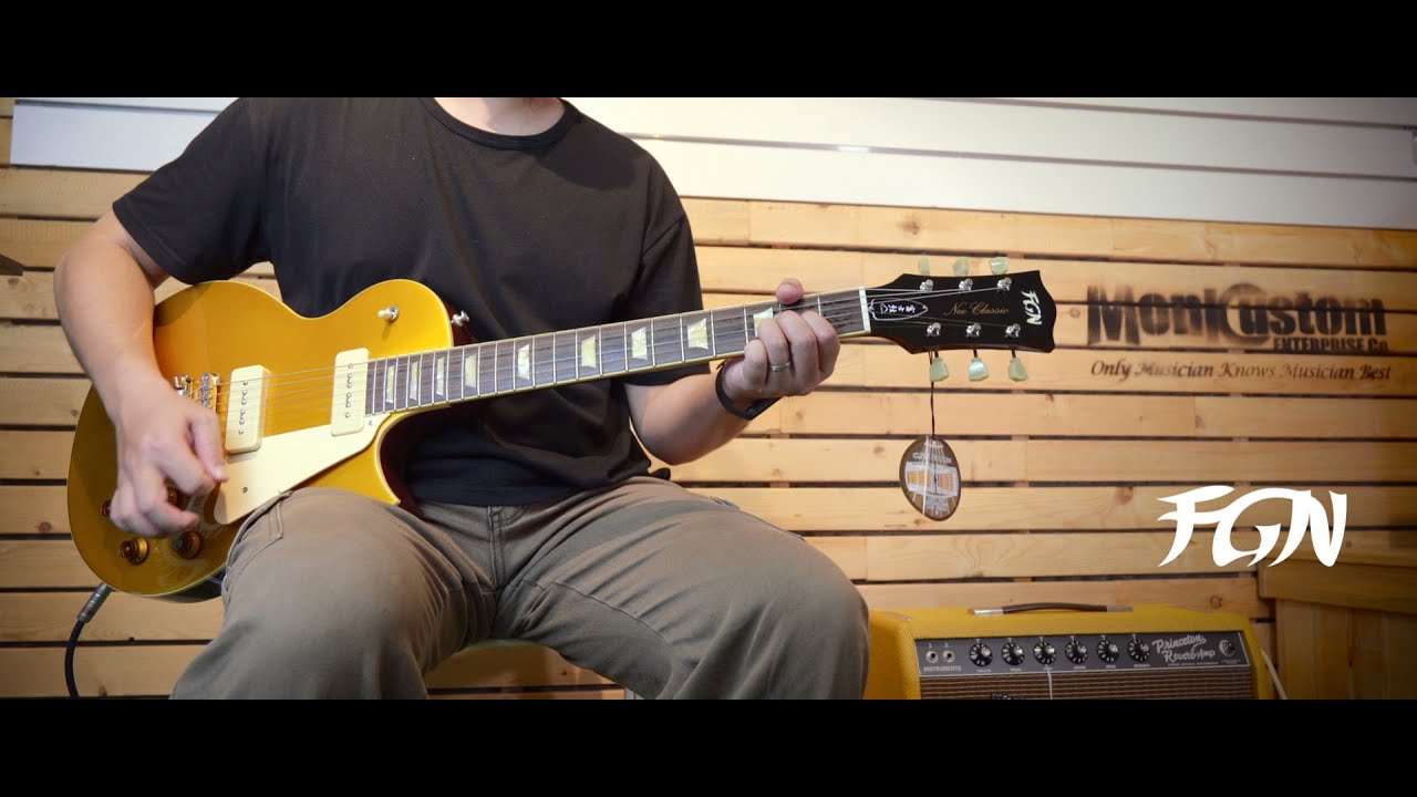 FGN Fujigen Guitar (NLS11GMP-AG) test by Jimmy Lin (No Talking)
