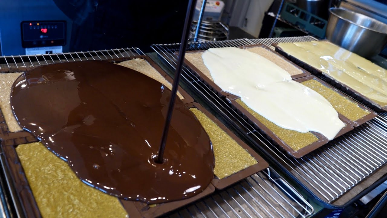 Он съел 5000 шоколадок, чтобы создать это! Популярный дубайский шоколад, торт — корейский десерт