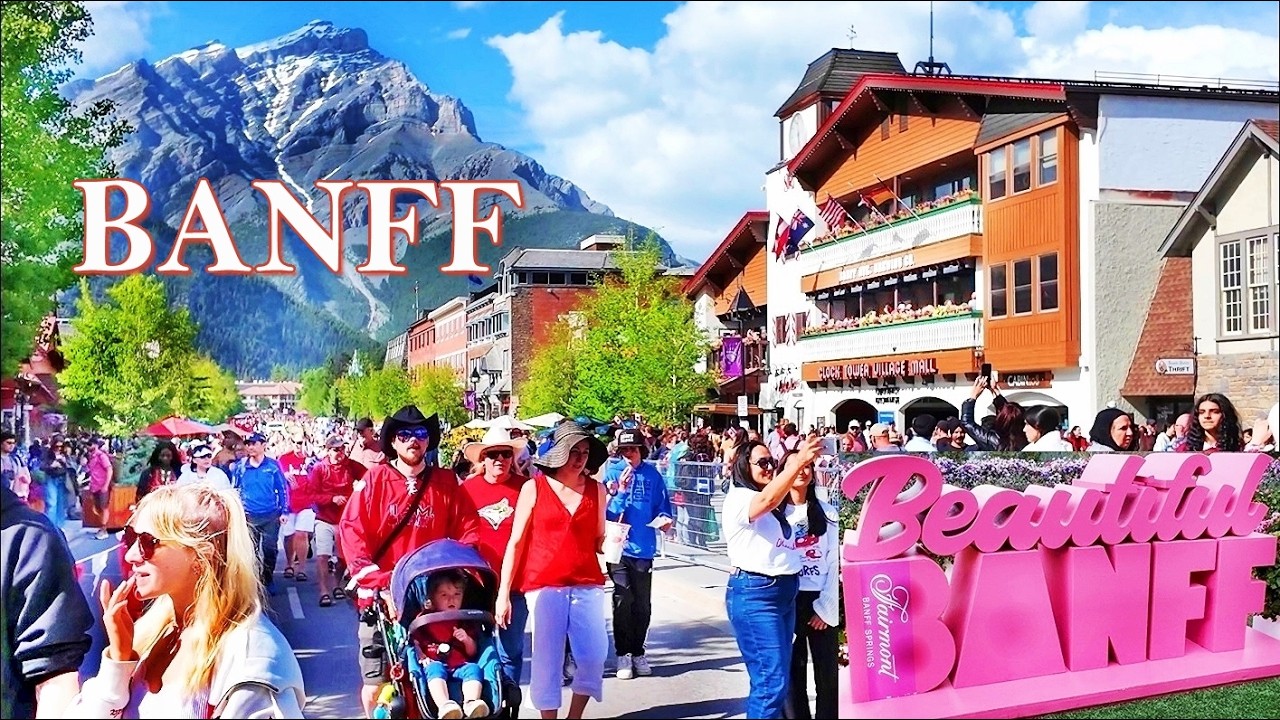Banff Canada 2025 - Prettiest Canadian Town | 4K Walking Tour