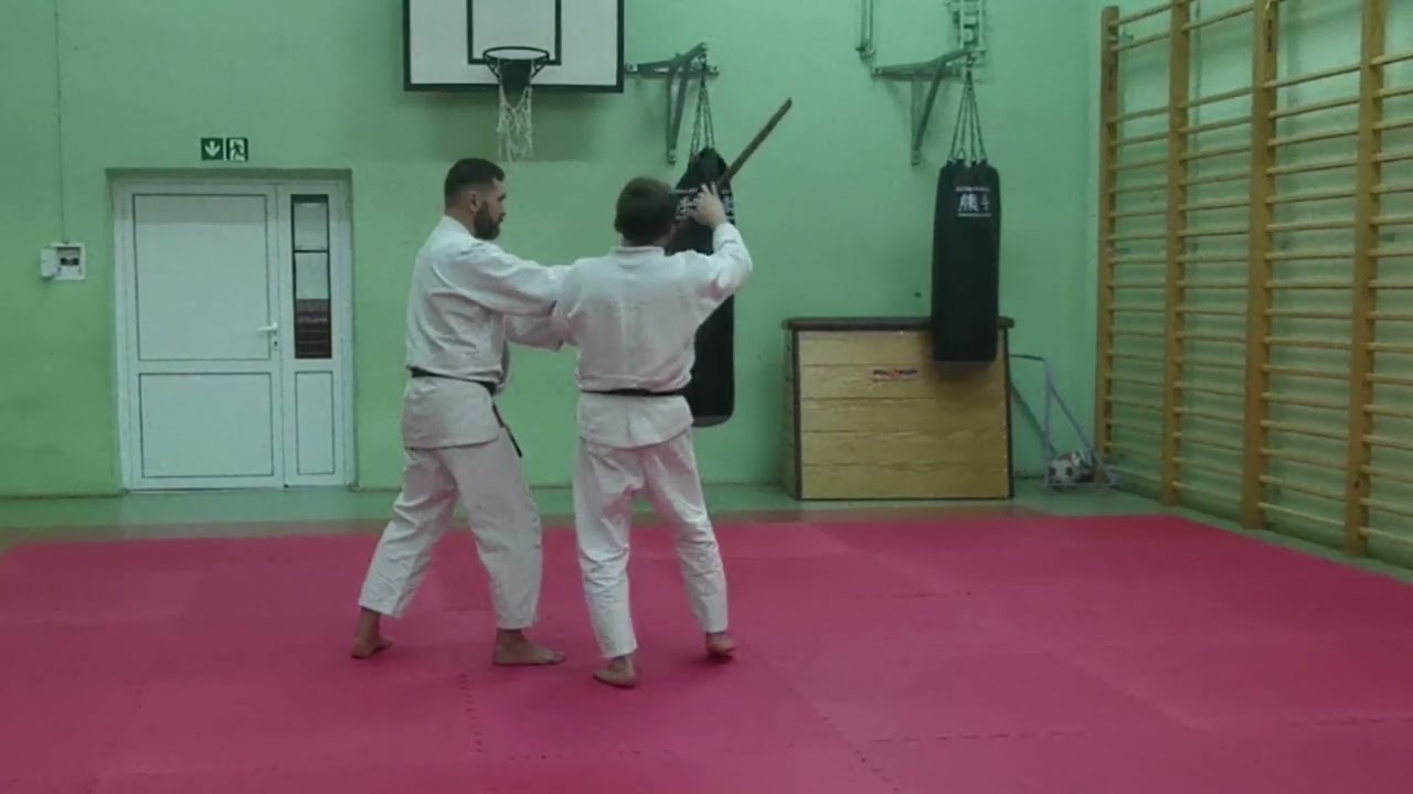 bokken shomen uchi rozbrojenie
