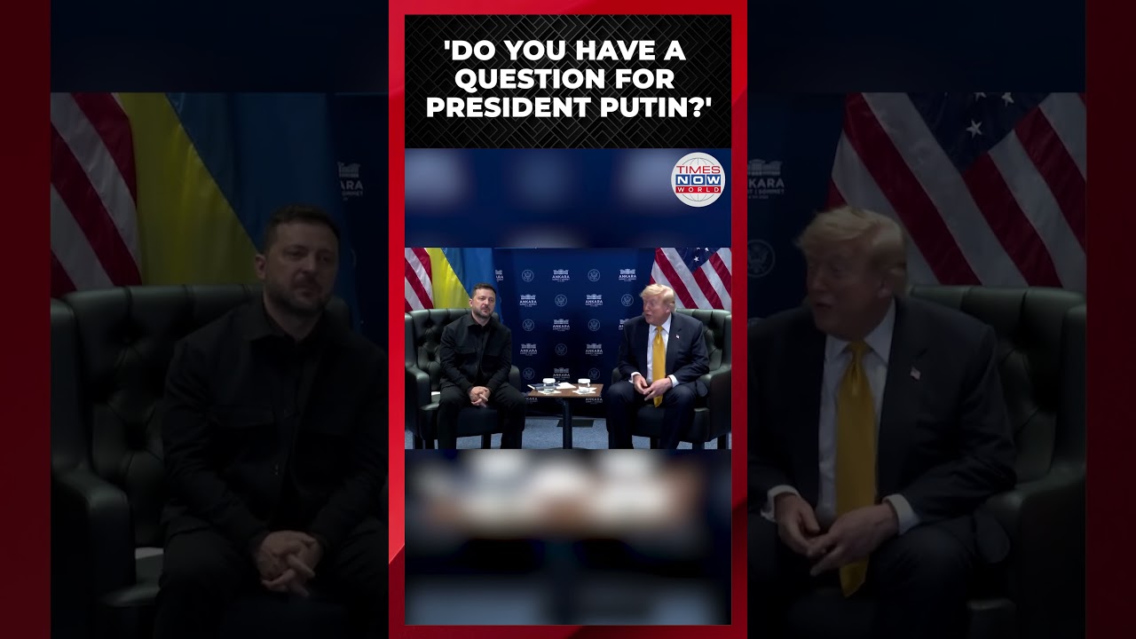TRUMP&rsquo;S 'PUTIN' GAFFE: Zelensky Left Looking Like An Afterthought In Ankara! | Times Now World