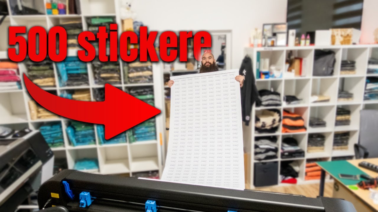 Tutorial stickere print and cut cu Epson si Summa!