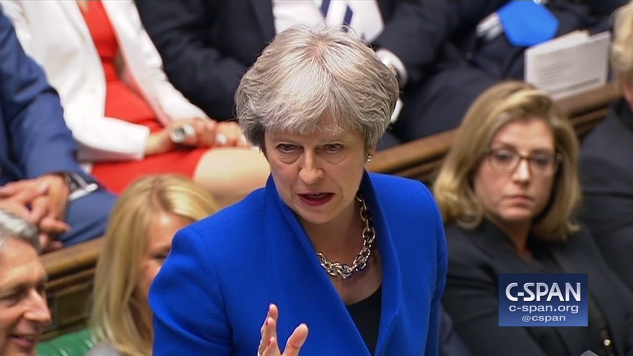 British Prime Minister Theresa May: 