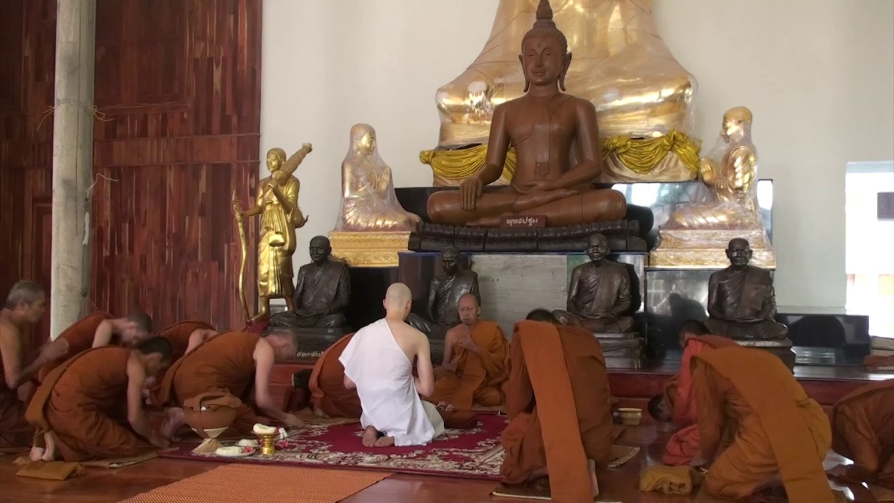 Ordination in Thai Dhammayut tradition