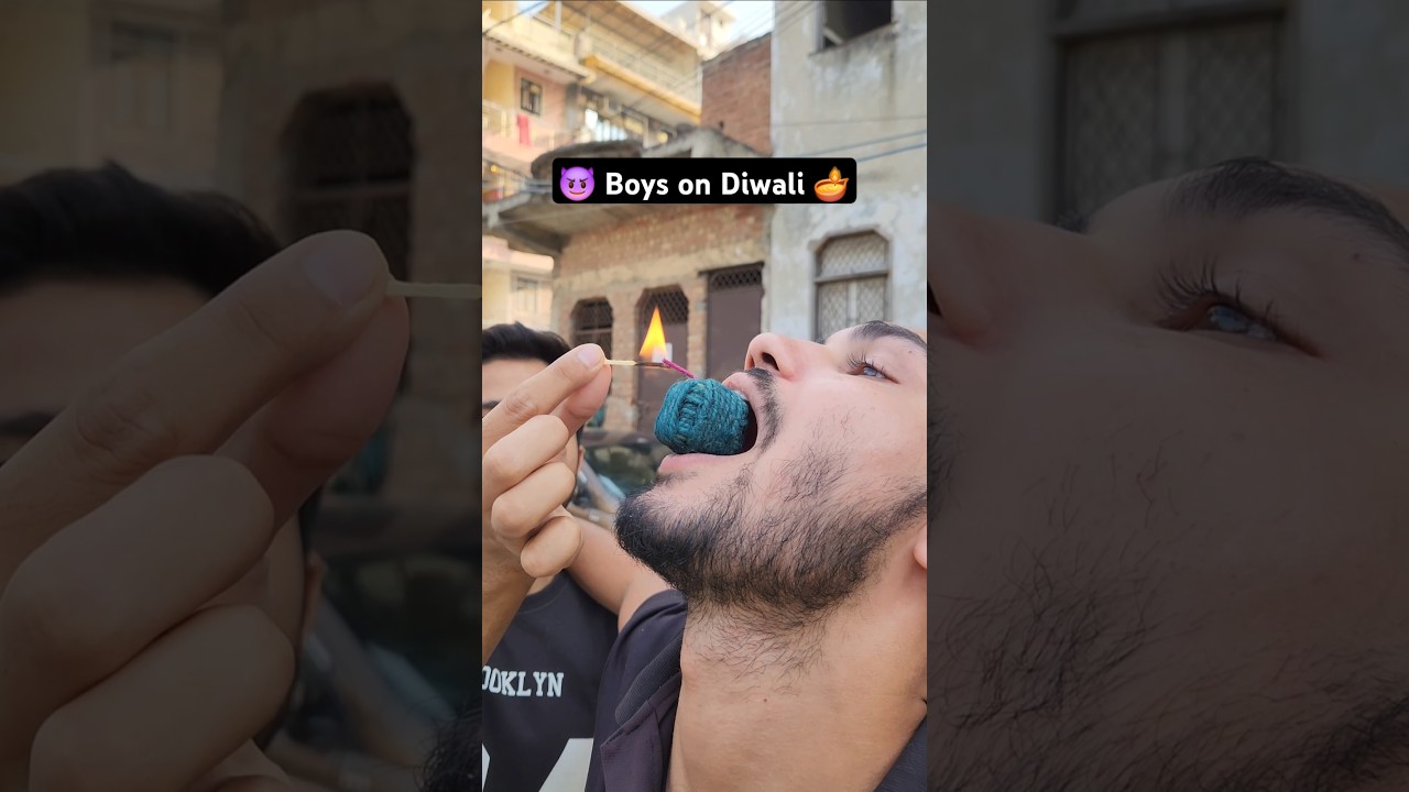 Girls vs Boys on Diwali 💥 #diwali #funny #relatable #comedy #memes