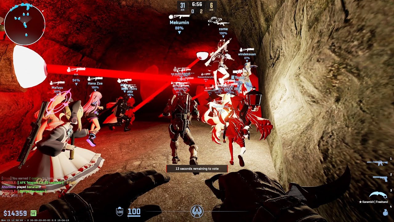 CS2 Zombie Escape ze_nightmare_dimension на сервере PSE