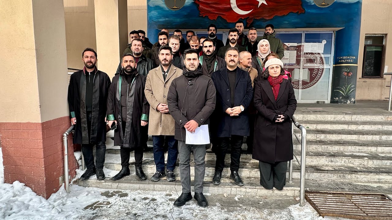 Yüksekova’da hukuk ve insan hakları örgütlerinden Suriye açıklaması